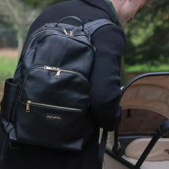 My Babiie Backpack Pro Changing Bag - Black & Gold
