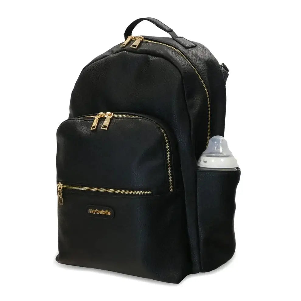 My Babiie Backpack Pro Changing Bag - Black & Gold General My Babiie