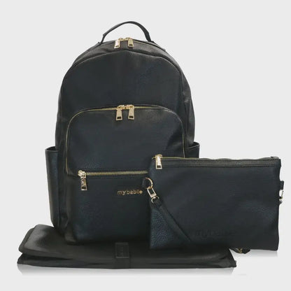 My Babiie Backpack Pro Changing Bag - Black & Gold General My Babiie