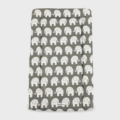 My Babiie Changing Mat - Grey Elephants
