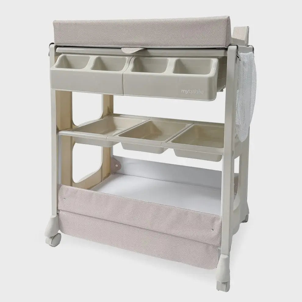 My Babiie Changing Station - Herringbone My Babiie