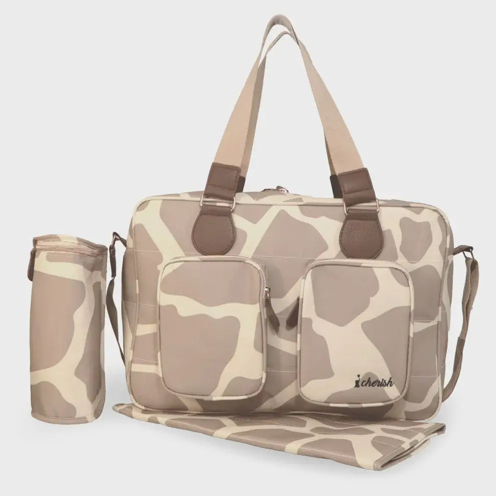 My Babiie Deluxe Changing Bag - Giraffe General My Babiie