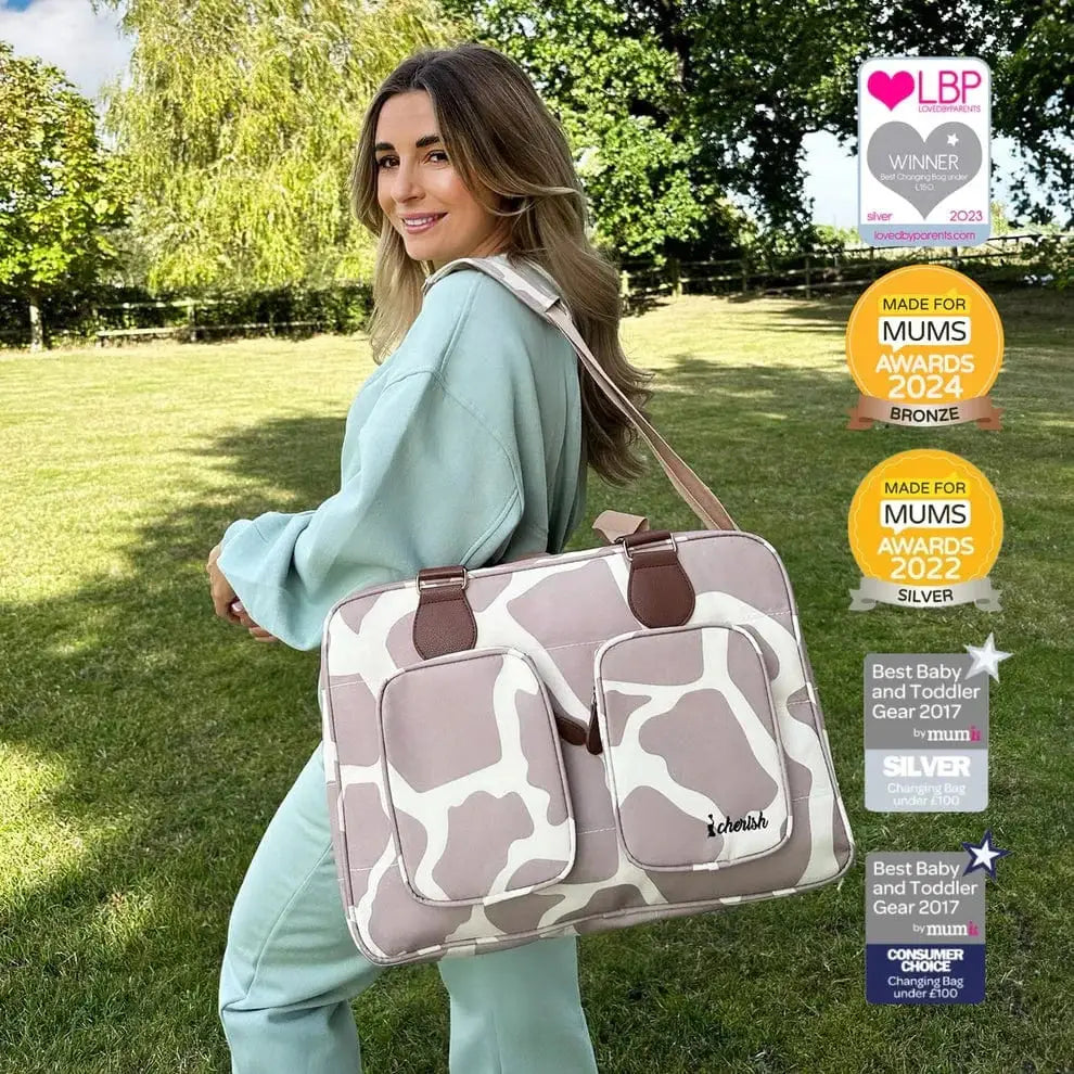 My Babiie Deluxe Changing Bag - Giraffe General My Babiie