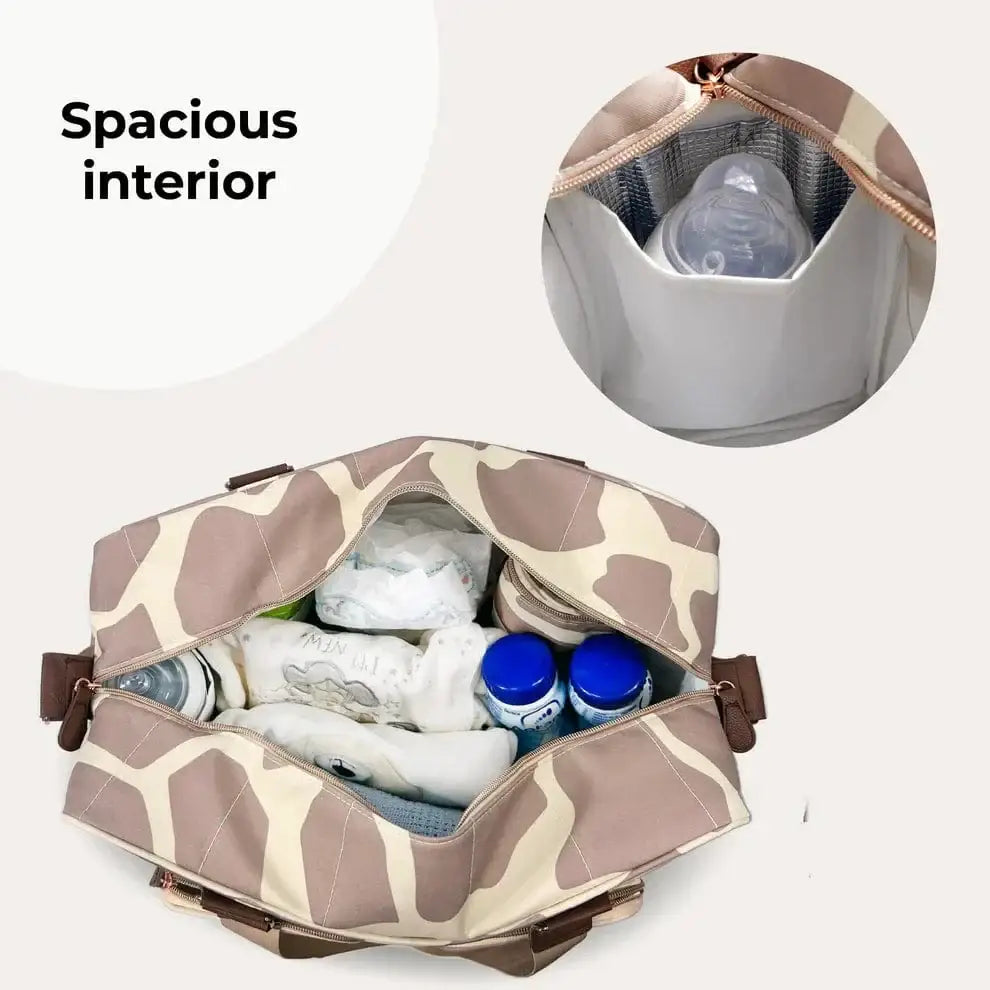 My Babiie Deluxe Changing Bag - Giraffe General My Babiie
