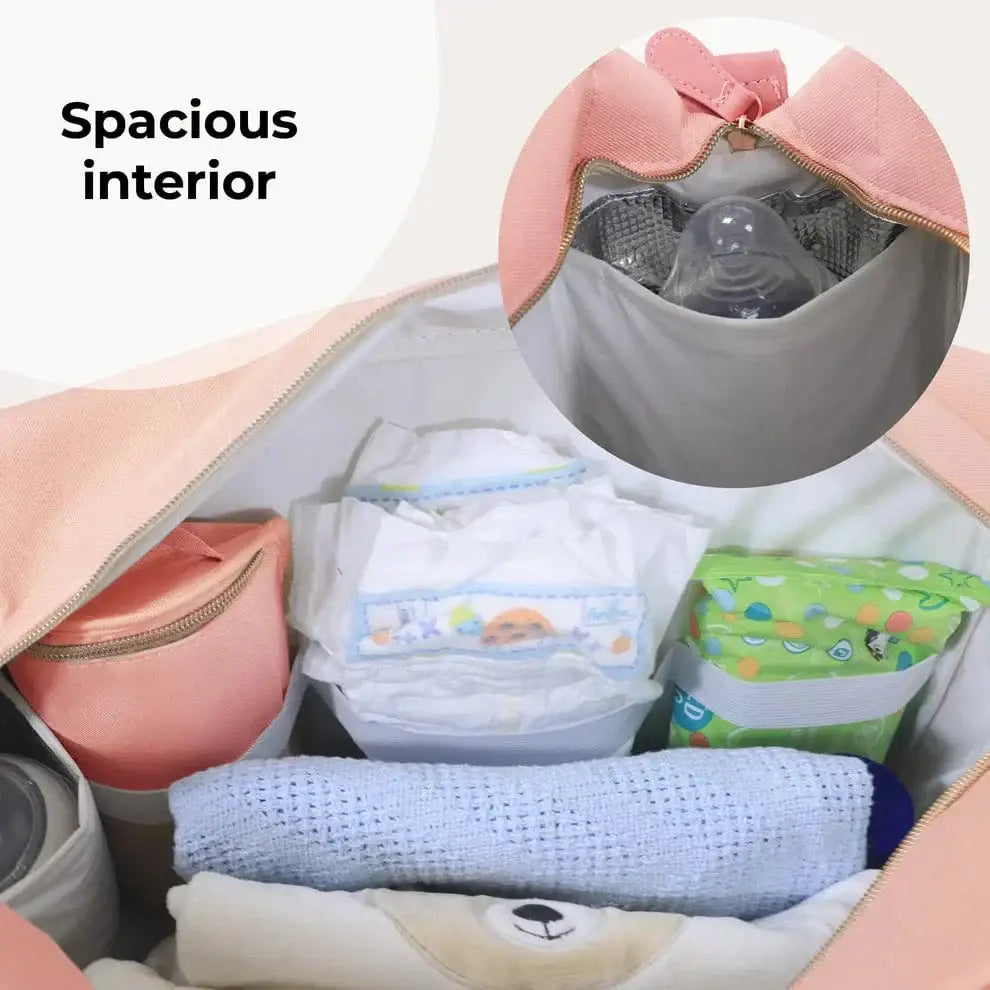 My Babiie Deluxe Changing Bag - Quilted Pink General My Babiie