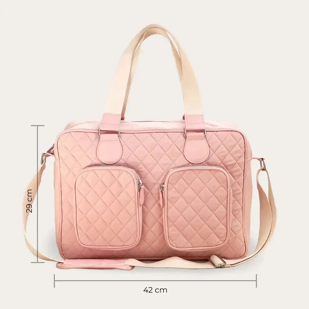 My Babiie Deluxe Changing Bag - Quilted Pink General My Babiie