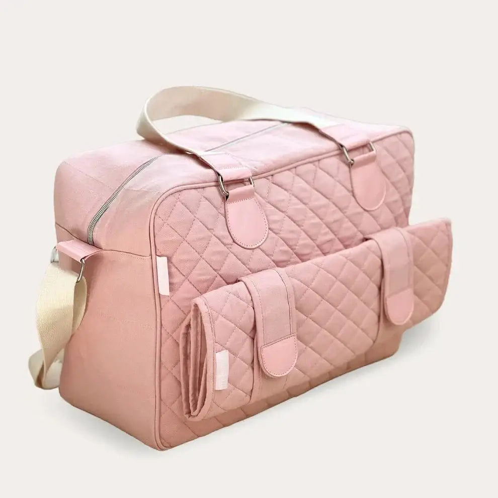 My Babiie Deluxe Changing Bag - Quilted Pink General My Babiie