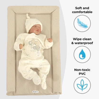 My Babiie Herringbone Cream Changing Mat