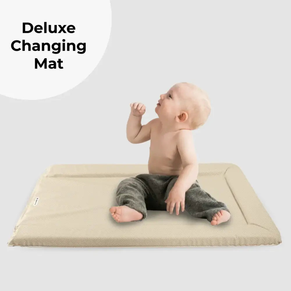 My Babiie Herringbone Cream Changing Mat