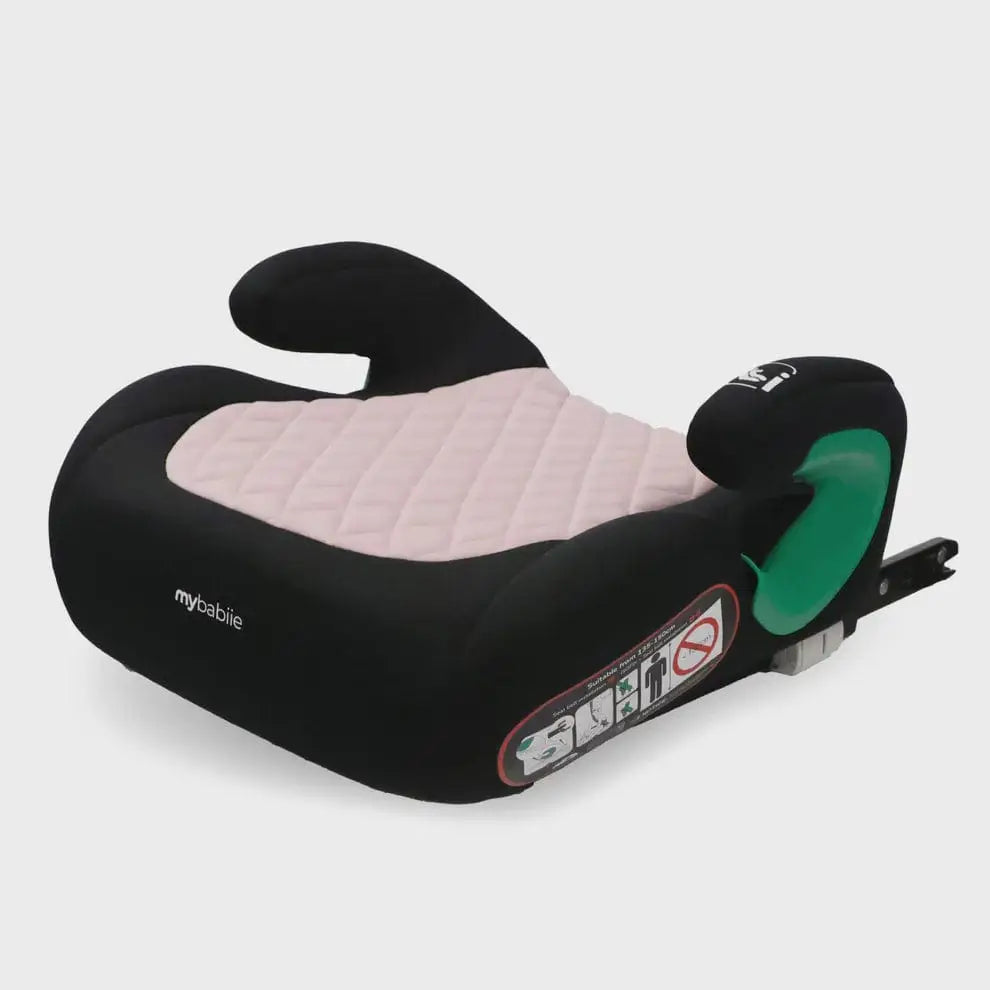 My Babiie i-Size Booster Max Car Seat - Pink Quilted My Babiie