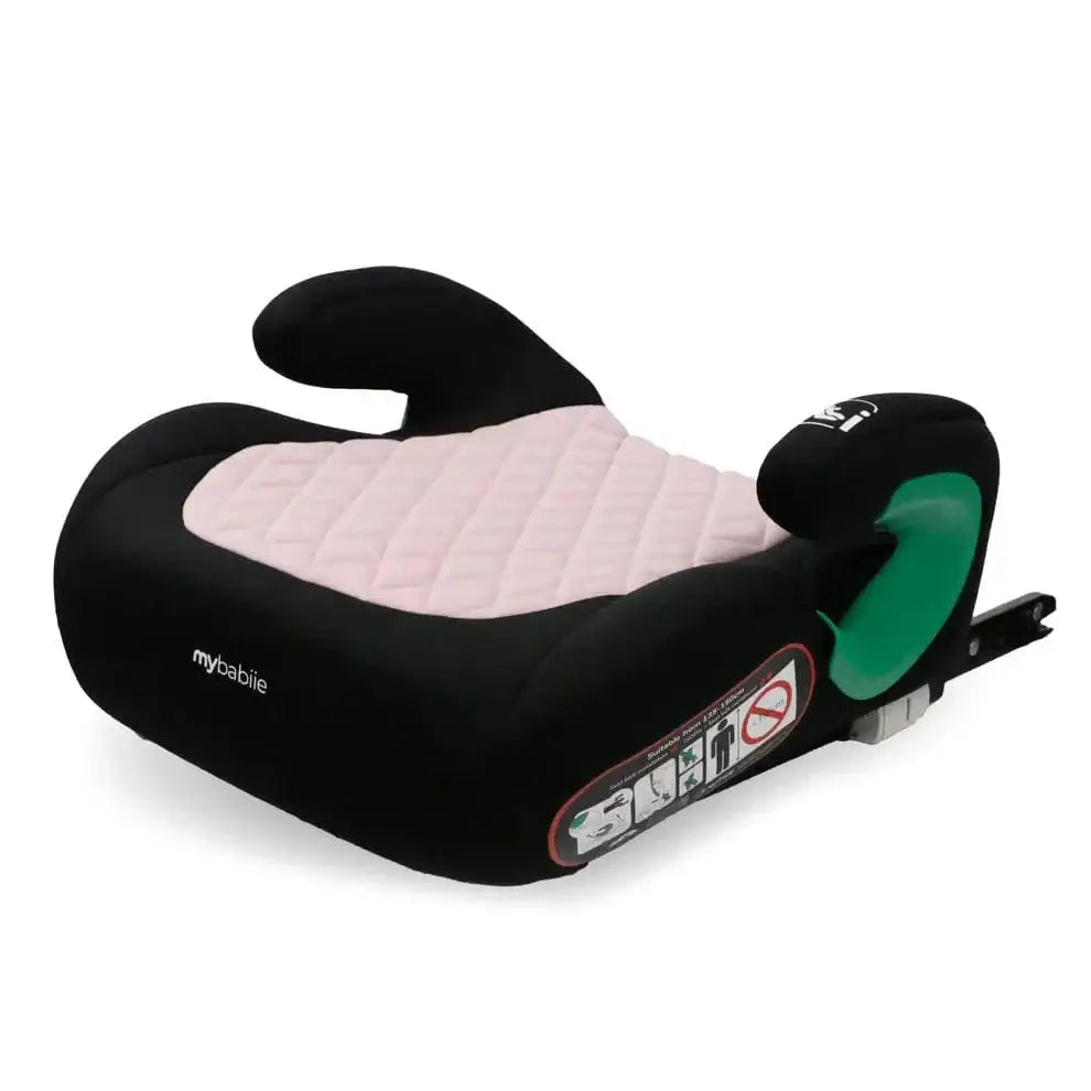 My Babiie i-Size Booster Max Car Seat - Pink Quilted My Babiie