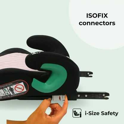 My Babiie i-Size Booster Max Car Seat - Pink Quilted My Babiie