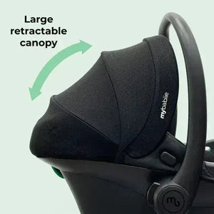 My Babiie i-Size Infant Carrier MBCS02 SE – Black My Babiie