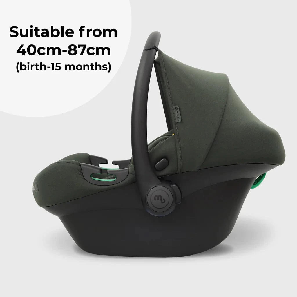 My Babiie MB450 Luxe 3-in-1 Travel System with Isofix– Black My Babiie