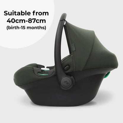 My Babiie MB450 Luxe 3-in-1 Travel System with Isofix– Black My Babiie