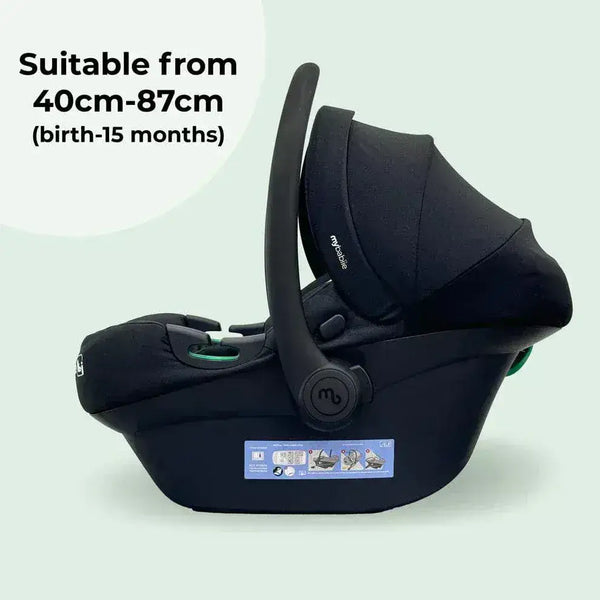 My Babiie Infant Carrier Car Seat & i-Size ISOFIX Base My Babiie