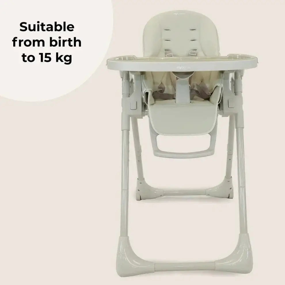 My Babiie Luxe Highchair in Oatmeal My Babiie