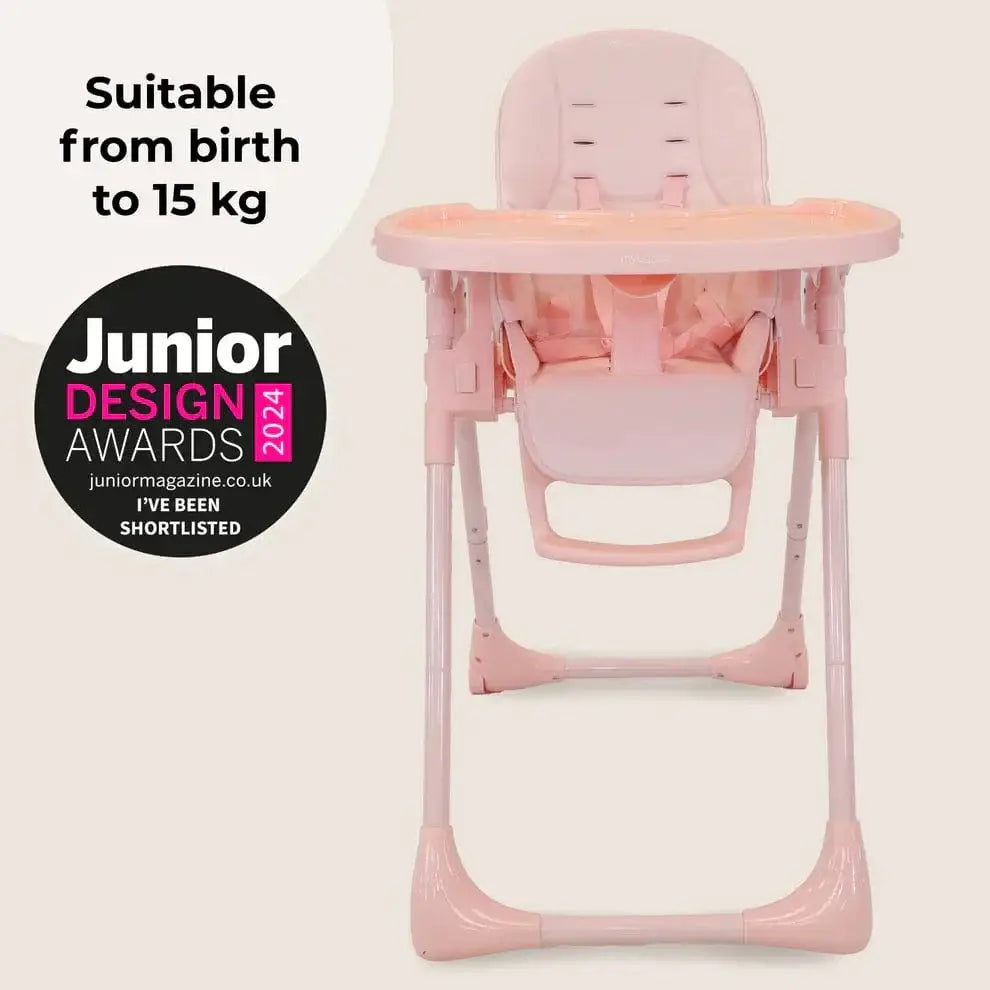 My Babiie Luxe Highchair in Pink My Babiie
