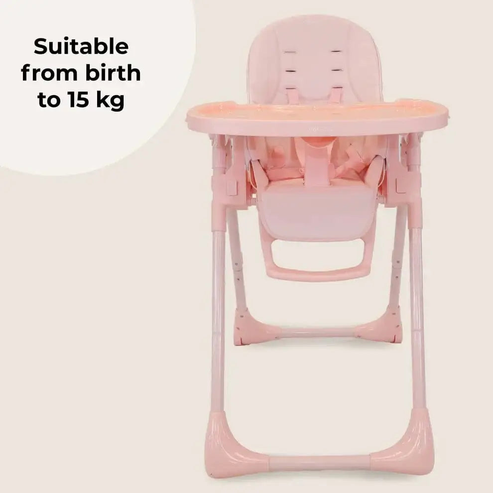 My Babiie Luxe Highchair in Pink My Babiie