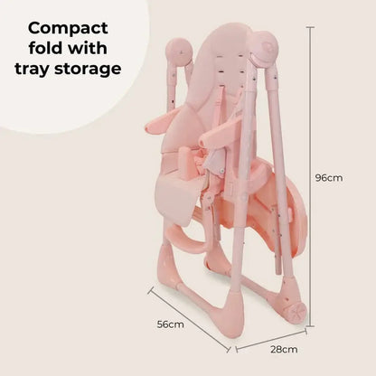 My Babiie Luxe Highchair in Pink My Babiie