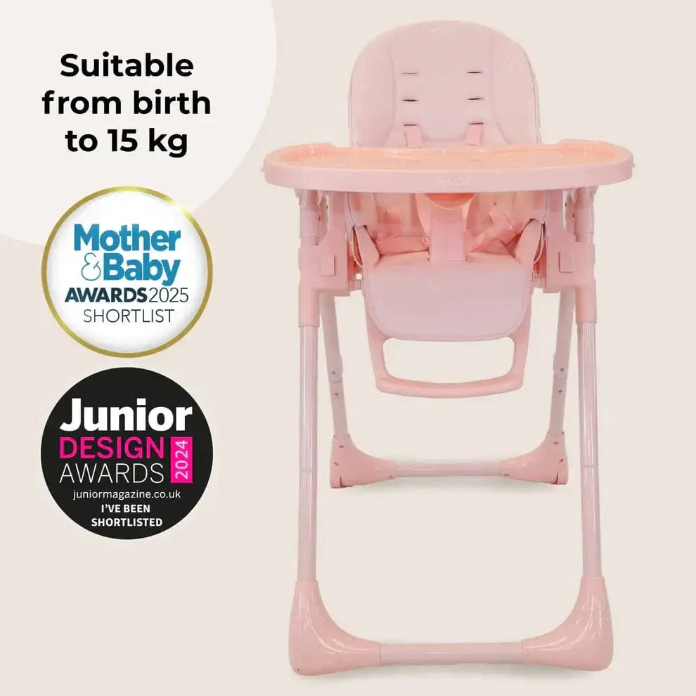 My Babiie Luxe Highchair in Pink My Babiie
