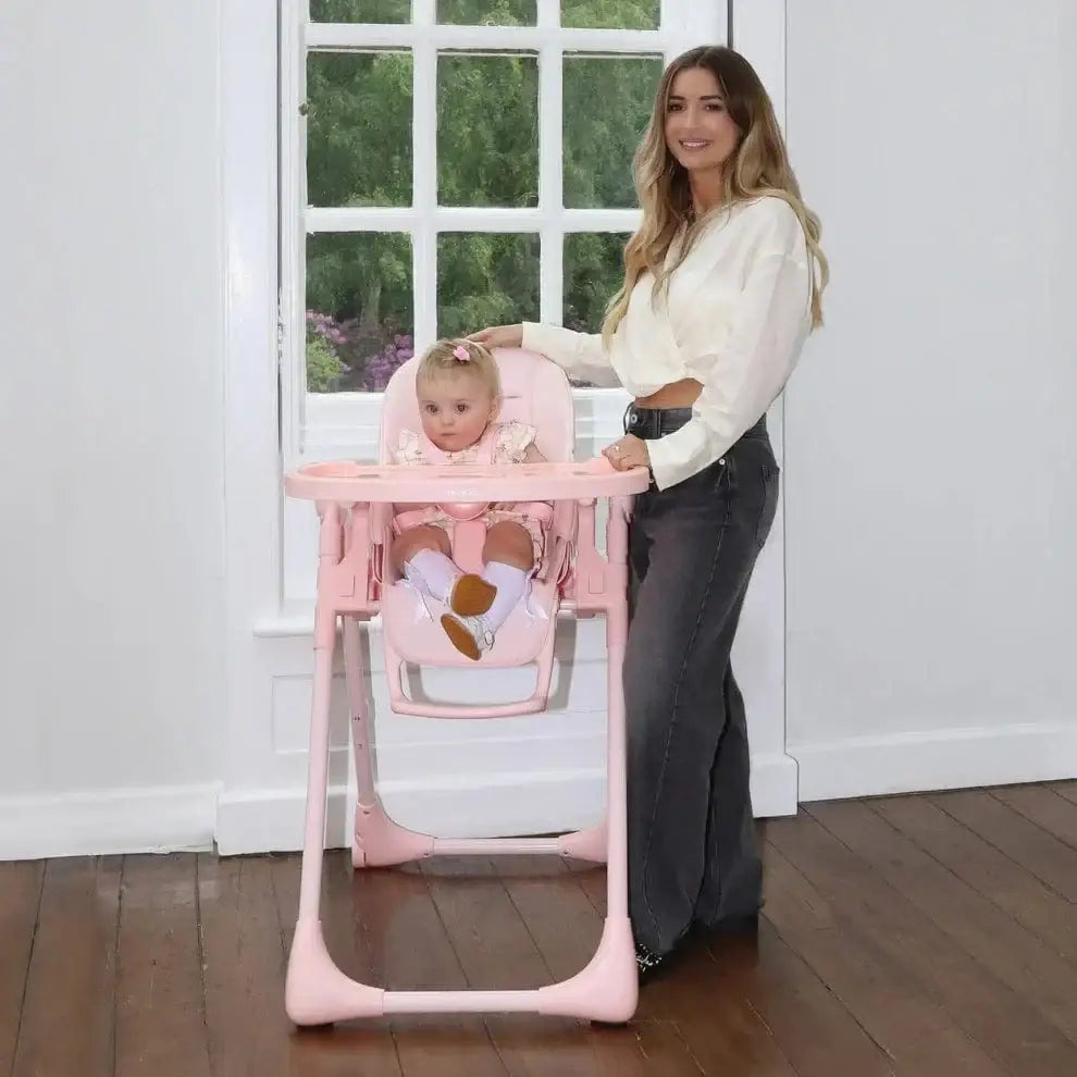 My Babiie Luxe Highchair in Pink My Babiie