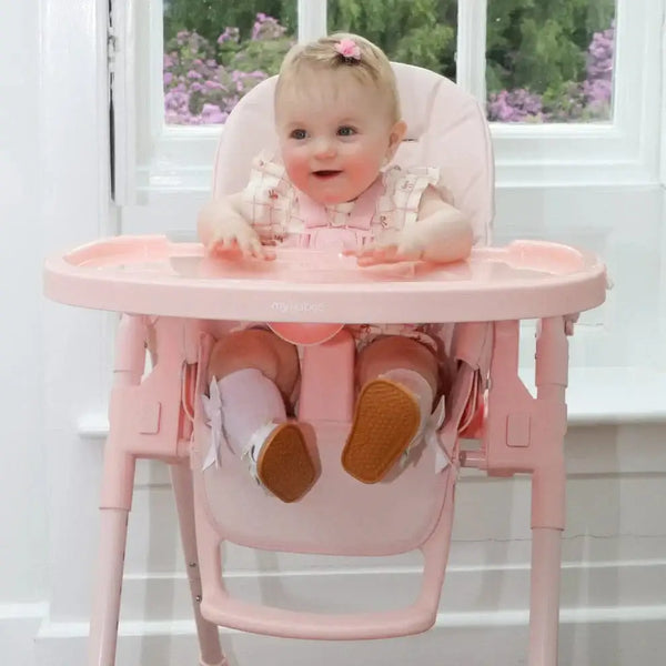 My Babiie Luxe Highchair in Pink My Babiie