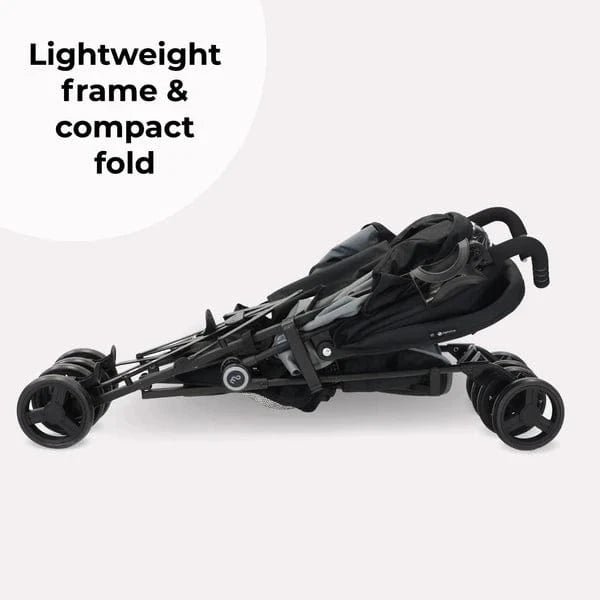 My Babiie MB02 Plus Lightweight Stroller including Rain cover - Black and Grey General My Babiie