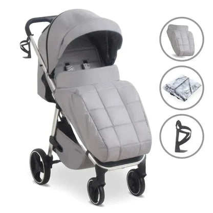 My Babiie MB160 Plus Pushchair - Tropical Grey General My Babiie