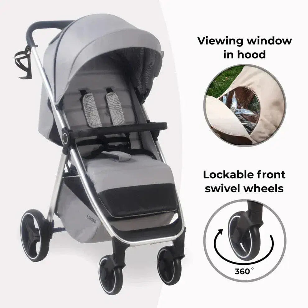 My Babiie MB160 Plus Pushchair - Tropical Grey General My Babiie