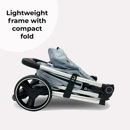 My Babiie MB160 Plus Pushchair with Raincover - Blue Plaid General My Babiie