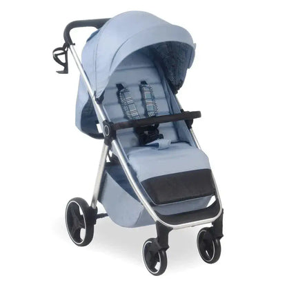 My Babiie MB160 Plus Pushchair with Raincover - Blue Plaid General My Babiie
