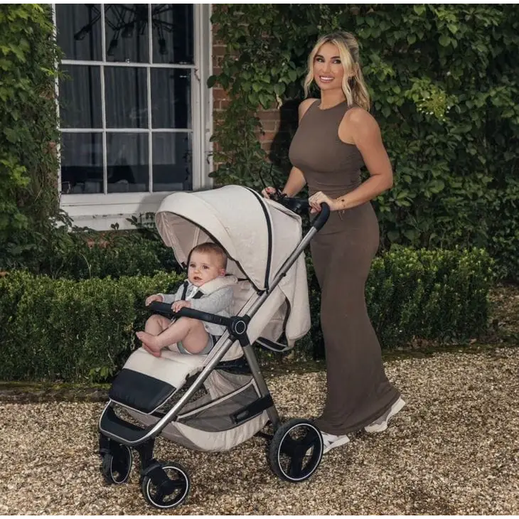 My Babiie MB160 Plus Pushchair with Raincover - Oatmeal General My Babiie