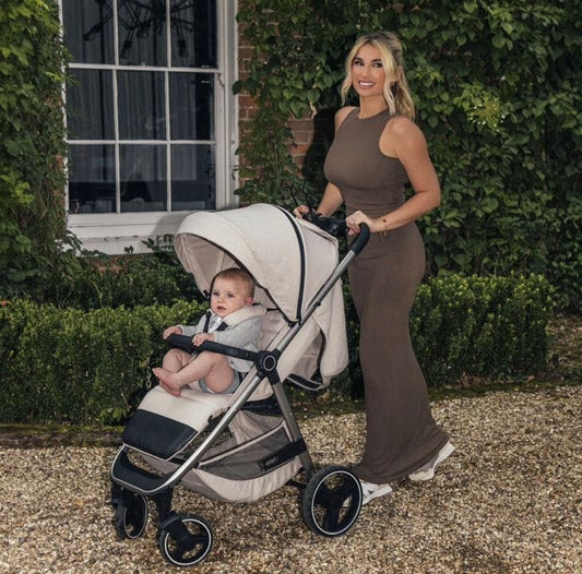 My Babiie General My Babiie MB160 Plus Pushchair with Raincover - Oatmeal