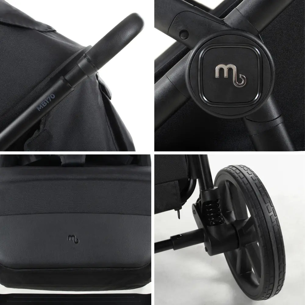 My Babiie MB170 Plus With Raincover - Black My Babiie