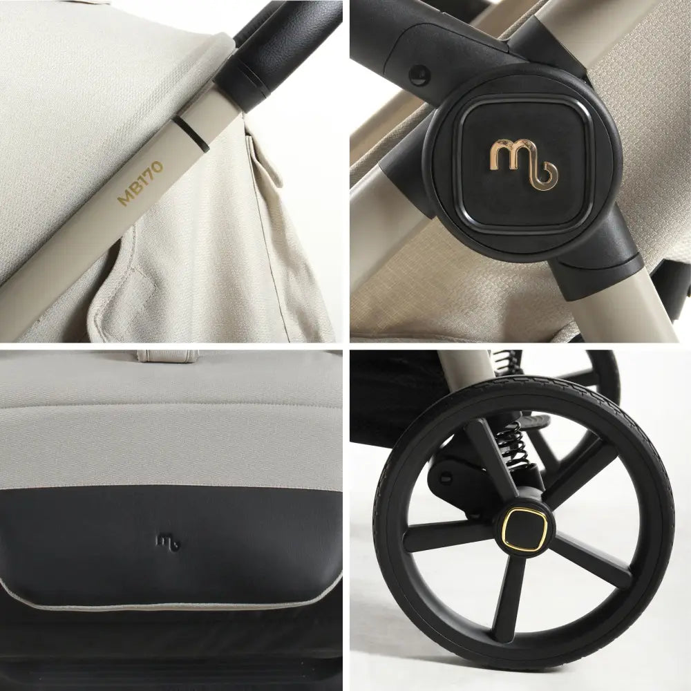 My Babiie MB170 Plus With Raincover - Ivory My Babiie