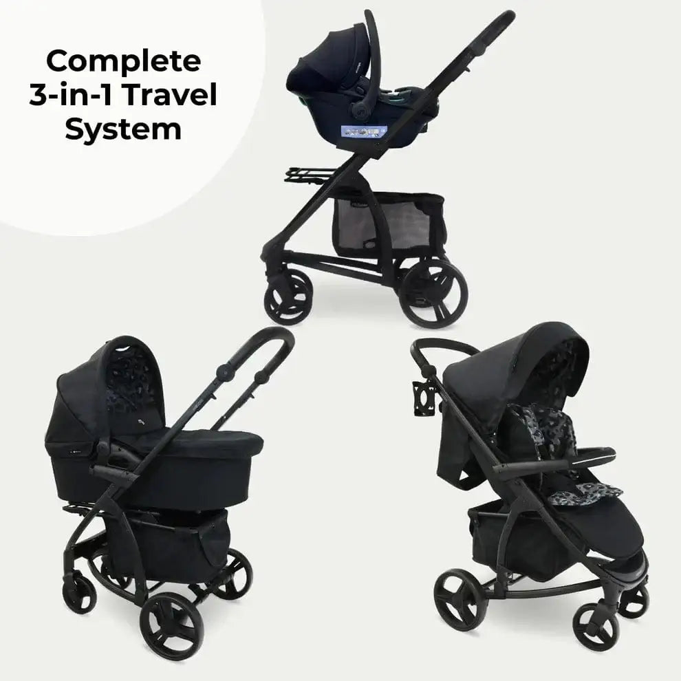My Babiie MB200i Travel System - Black Leopard General My Babiie