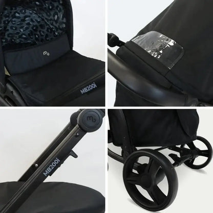 My Babiie MB200i Travel System - Black Leopard General My Babiie