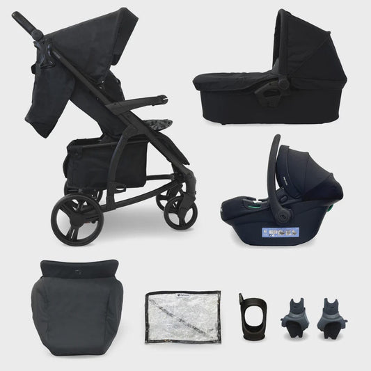 My Babiie MB200i Travel System - Black Leopard General My Babiie