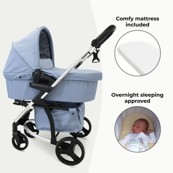 My Babiie MB200i Travel System - Blue Plaid General My Babiie
