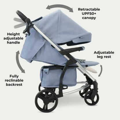 My Babiie MB200i Travel System - Blue Plaid General My Babiie