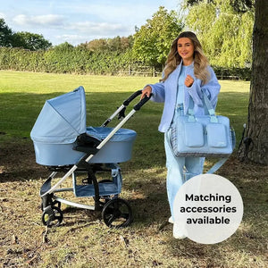 My Babiie MB200i Travel System - Blue Plaid General My Babiie