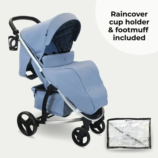 My Babiie MB200i Travel System - Blue Plaid General My Babiie