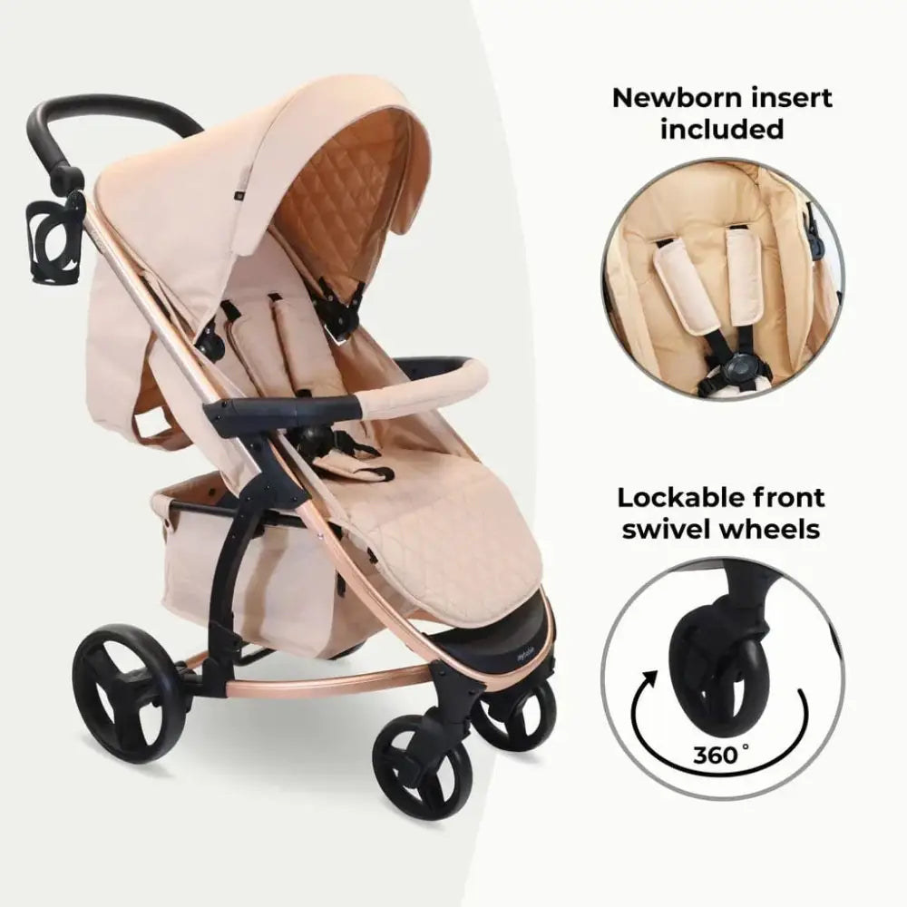 My Babiie MB200i Travel System - Blush General My Babiie