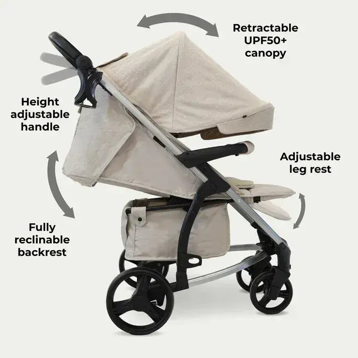 My Babiie MB200i Travel System - Oatmeal General My Babiie