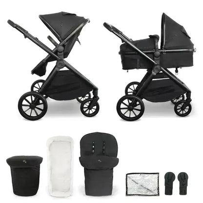 My Babiie MB220 2-in-1 Pramette – Black My Babiie