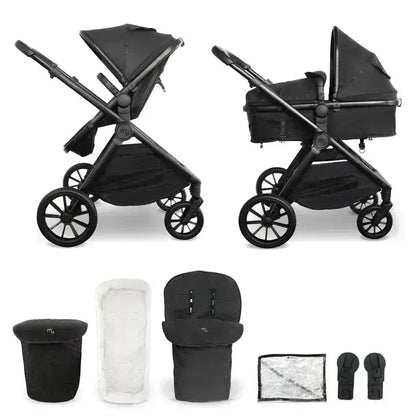 My Babiie MB220 2-in-1 Pramette – Black My Babiie