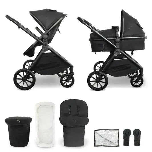 My Babiie MB220 2-in-1 Pramette – Black My Babiie