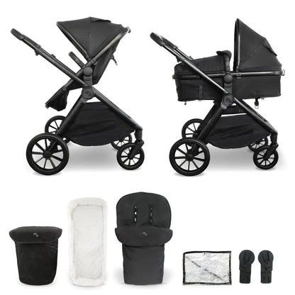 My Babiie MB220 2-in-1 Pramette – Black My Babiie