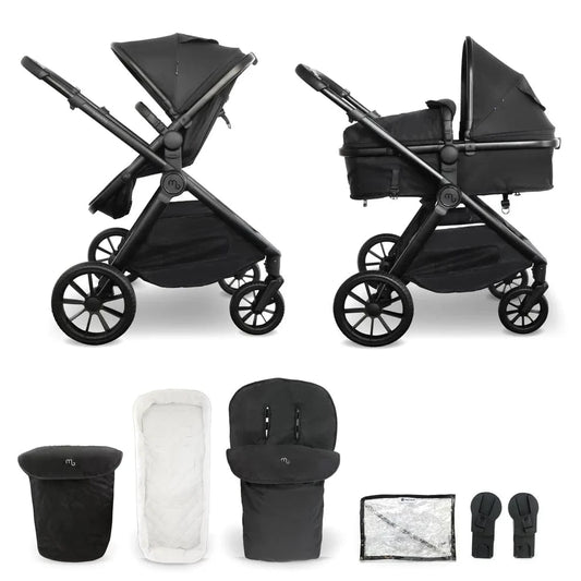 My Babiie MB220 2-in-1 Pramette – Black My Babiie